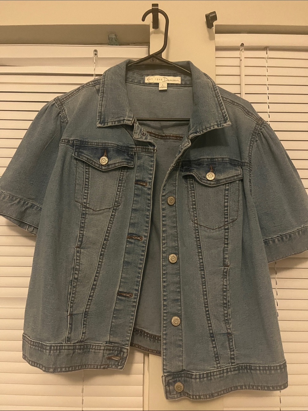 Denim short sleeve
